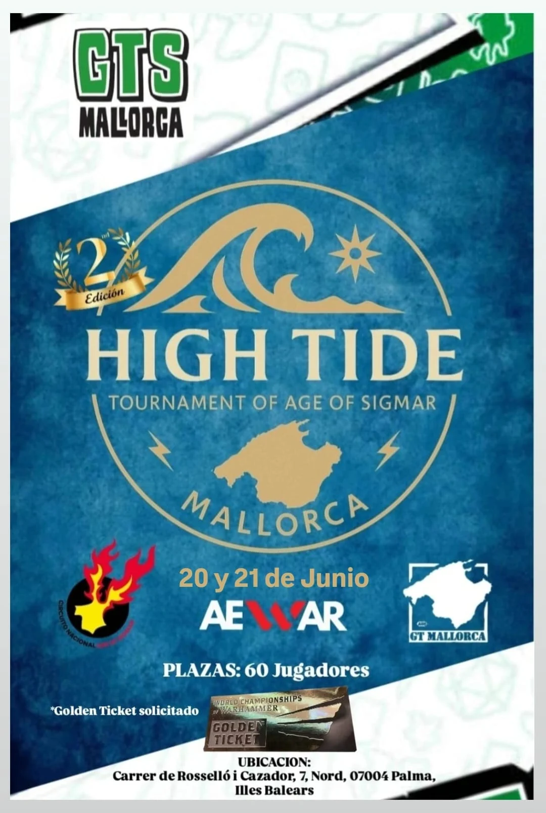 Cartel de II GT High Tide Mallorca