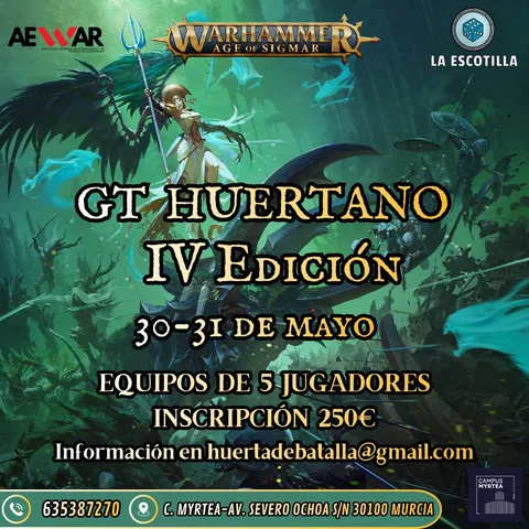 Cartel de GT Huertano IV Edición